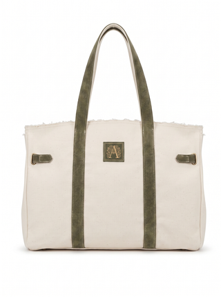 Bella Big Off White / Military - retro