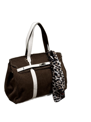 Bella Big Brown / Off White - tre quarti