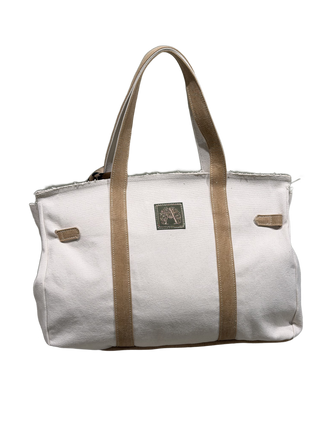 Bella Big Off White / Camel - retro