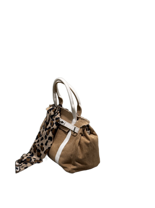 Bella Midi Camel / White - tre quarti