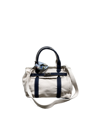 Bella Midi Off White / Navy - fronte